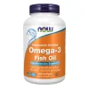 NOW Omega-3 Óleo de Peixe Cápsulas Moles 200 Uni. | Suporte cardiovascular e geral