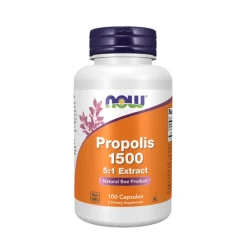 NOW Própolis 1500 mg 100 Caps. | uporte imunitário e antioxidante