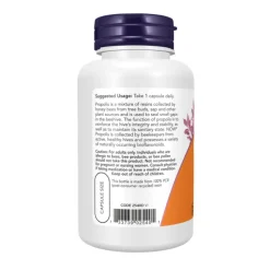 NOW Própolis 1500mg 100 Cápsulas | Suporte Imunitário Natural | Rico em Bioflavonoides