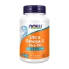 NOW Ultra Omega-3 Fish Oil 90 Softgels | 500 EPA 250 DHA Gelatina de Peixe