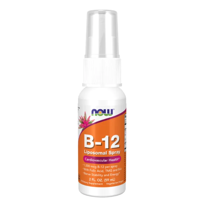 NOW Vitamin B-12 Liposomal Spray 59ml | Energia e Sistema Nervoso