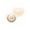 Nuk For Nature Chupetas Silicone Bege T2 6-18M
