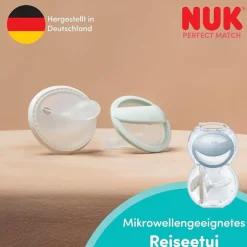 NUK Perfect Match Chupetas Silicone 0-6M x2 Verde + Azul | 95% Aceitação Bebés