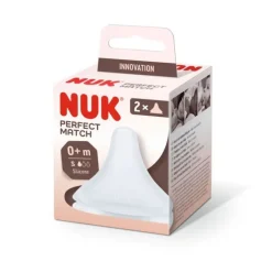 Nuk Perfect Match Tetina Silicone +0M x2