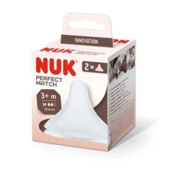 Nuk Perfect Match Tetina Silicone +3M x2