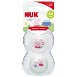 Nuk Star Peppa Pig Chupetas Silicone 18-36M