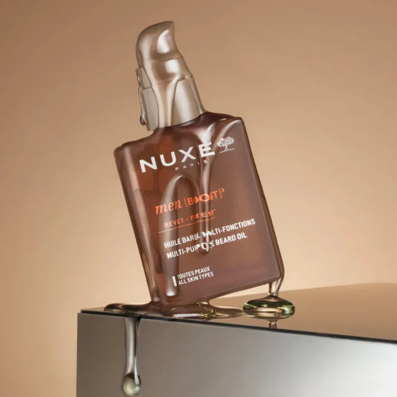 Nuxe Men Boost Óleo Seco para Barba 30ml | 4 Óleos Vegetais