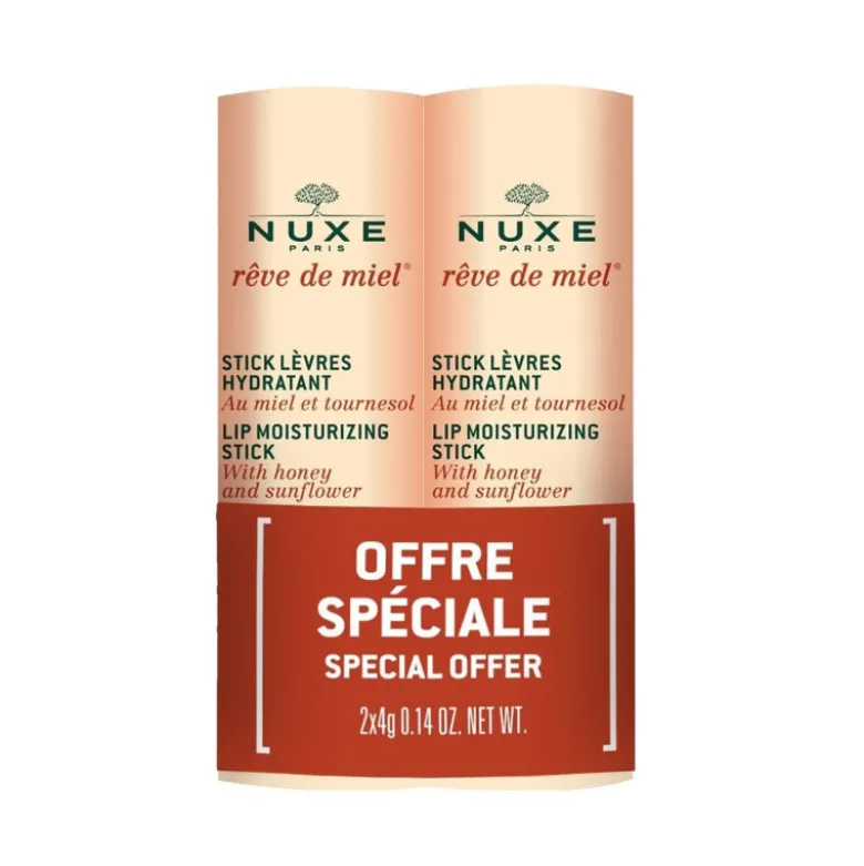 Nuxe Reve De Miel Stick Levres 2X4G