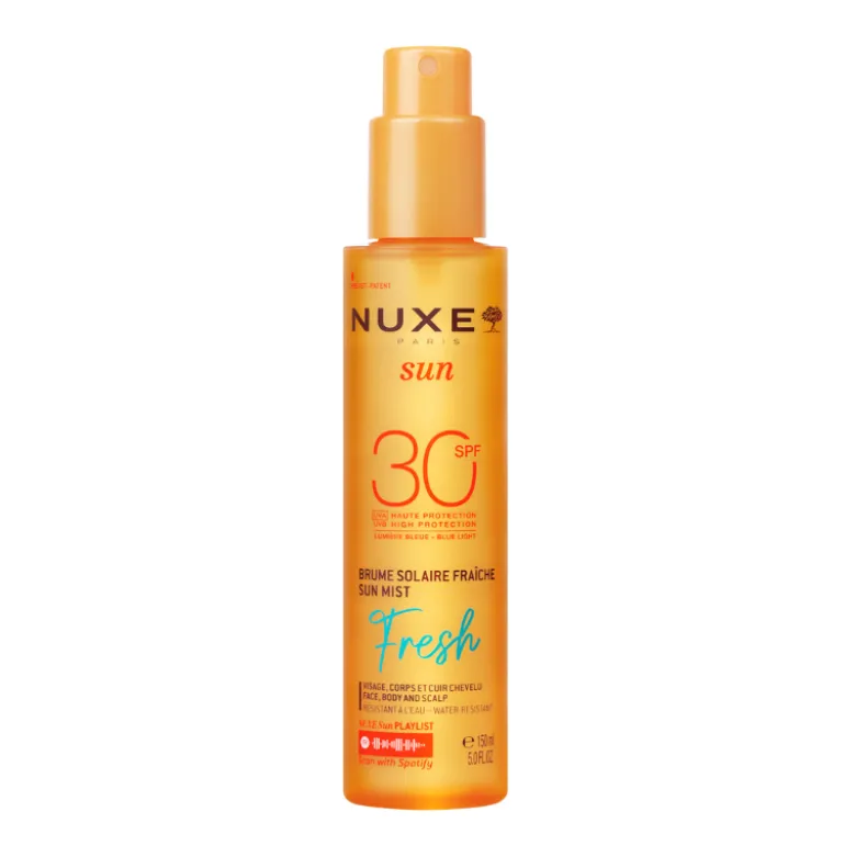 Nuxe Sun Bruma Solar Fresh SPF30 150ml | Proteção Invisível e Toque Seco Rosto e Corpo