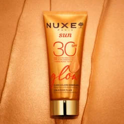 Nuxe Sun Fluido Solar Glow Rosto SPF30 40ml | Efeito Bronzeado Natural e Radiante