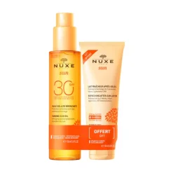 Nuxe Sun Óleo Bronzeador SPF30 Oferta Leite Refrescante