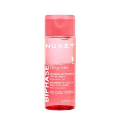Nuxe Very Rose Desmaquilhante Bifásico 100ml | Remove Maquilhagem Waterproof sem Esfregar | Para Olhos Sensíveis