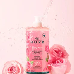 Nuxe Very Rose Gel de Duche Calmante 750ml | Pele Sensível