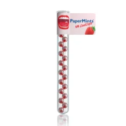 PAPERMINTS CoolCaps Morango 18 Cápsulas | Hálito Fresco Prolongado