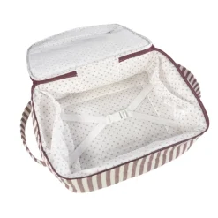 Pasito a Pasito Mala Maternidade e Viagem Cherry Strips | 44x36x16cm