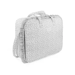 Pasito a Pasito Mala Maternidade e Viagem Little Bloom Flowers Grey | 44x36x16cm