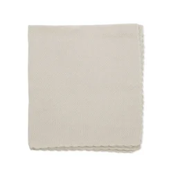 Pasito a Pasito Manta Tricot Bege 75x100cm | 100% algodão