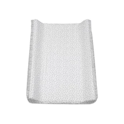 Pasito a Pasito Muda Fraldas com Capa Little Bloom Flowers Grey 70x50cm | Espuma Viscoelástica