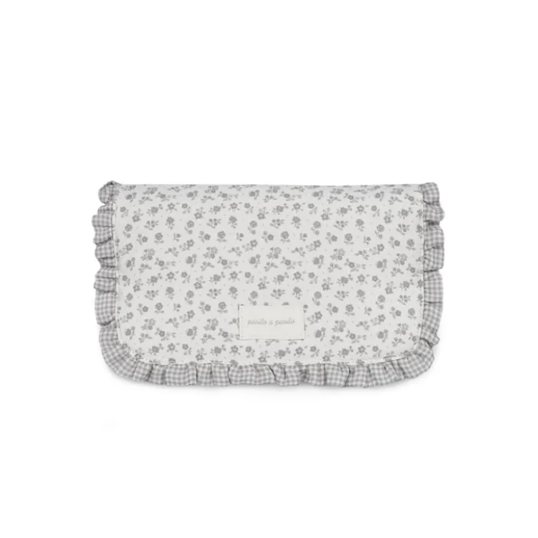 Pasito a Pasito Muda Fraldas Little Bloom Grey | Trocador Fralda Bebé