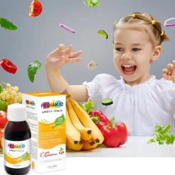 Pediakid A-Petit Framboesa 125ml | Xarope para Apetite e Vitalidade Infantil