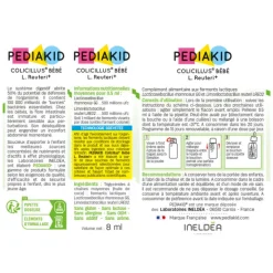Pediakid Colicillus Bébé L.Reuteri+ Gotas 8ml | Probiótico para Cólicas do Bebé