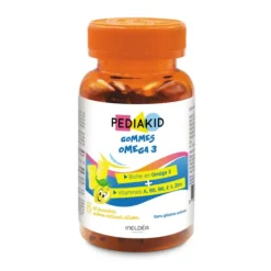 Pediakid Omega-3 Gummies Limão 60 Gomas | Ómega 3 Infantil para Memória e Concentração Crianças +3 Anos