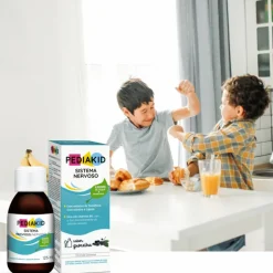 Pediakid Sistema Nervoso Xarope 125ml +3Anos | Sabor Groselha | Passiflora + Vitamina B6