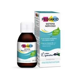 Pediakid Sistema Nervoso Xarope 125ml +3Anos | Sabor Groselha | Passiflora + Vitamina B6