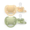 Philips Avent Ultra Soft Chupeta 6-18M Laranja e Verde | Para Pele Sensível Bebé