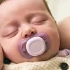 Philips Avent Ultra Start Chupeta Laranja e Lilás 0-2M | 2 Chupetas Silicone