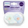 Philips Avent Ultra Start Chupeta Menta/Azul Bonecos 0-2m x2
