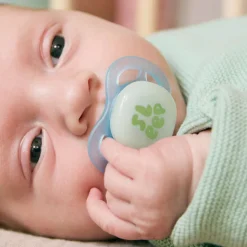 Philips Avent Ultra Start Chupeta Noturna Azul e Verde 0-2M | 2 Chupetas Brilham no Escuro