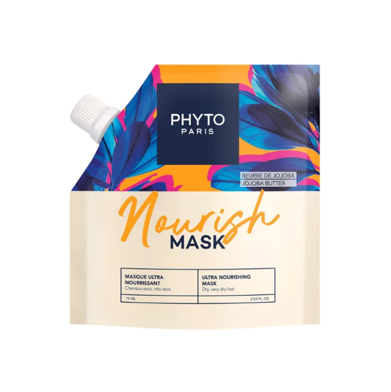 Phyto Nutrição Máscara Cabelo Seco 75ml | Karité + Jojoba | Tamanho Formato Viagem