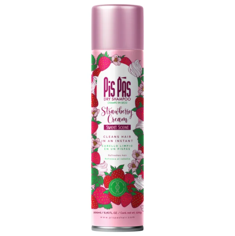Pis Pás Champô Seco Strawberry Cream 200ml