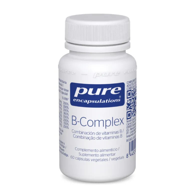 Pure Encapsulations Complexo-B 60 Cápsulas | Energia & Sistema Nervoso