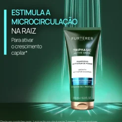 René Furterer Triphasic Active Grow Champô Fortificante 200ml | Crescimento Capilar e Uso Frequente