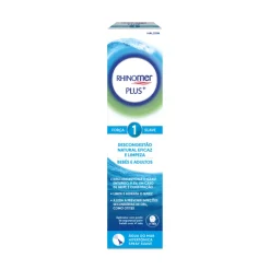Rhinomer Plus+ Spray Nasal Força 1 Suave 200ml | Água do Mar para Bebés e Adultos