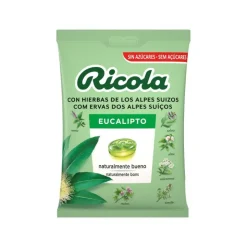 Ricola Rebuçados Eucalipto Sem Açúcar Saco 70g
