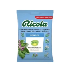 Ricola Rebuçados Mentol Saco 70g | Sem Açúcar Alívio Garganta