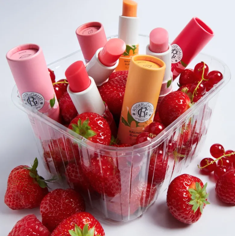 Roger & Gallet Bálsamo Labial Rose 3,5g | Nutre e Suaviza os Lábios Secos