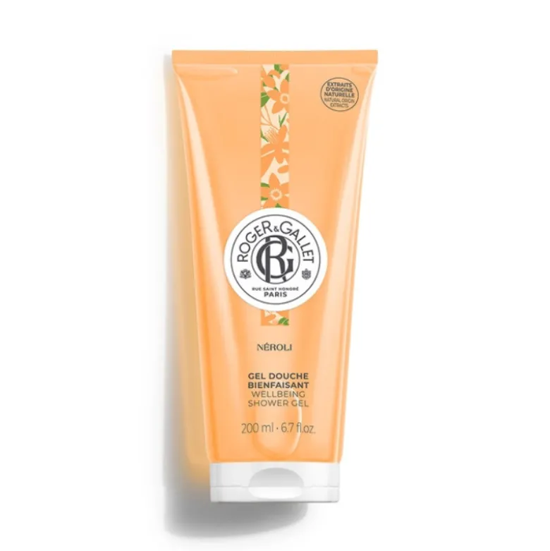Roger&Gallet Gel de Duche Néroli 200ml | 100% Base Vegetal | Relaxante e Perfumado