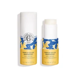 Roger&Gallet Perfume Sólido Vanille Soleil 5g | Baunilha & Notas Salinas | 96% Natural | Sem Álcool