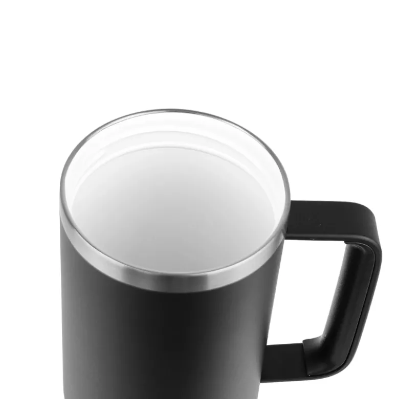 Runbott Copo Termo Latt Black 1100ml | Mantém Frio 28h & Quente 12h | Tampa com Palhinha | Tecnologia Evertaste