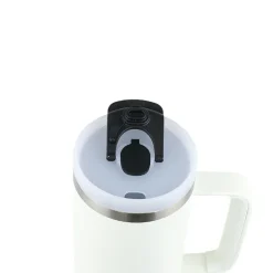 Runbott Copo Termo Latt Cream 800ml | Mantém Frio 28h & Quente 12h | Tampa com Palhinha | Tecnologia Evertaste