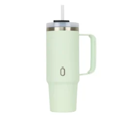 Runbott Copo Termo Latt Melon 800ml | Mantém Frio 28h & Quente 12h | Tampa com Palhinha | Tecnologia Evertaste