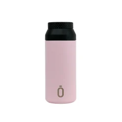 Runbott Copo Térmico Mii Powder Pink 350ml | Com Infusor | Mantém Quente 12h & Frio 24h