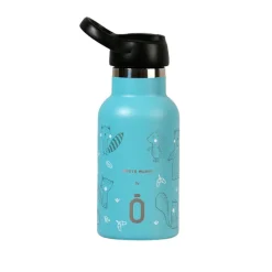 Runbott Garrafa Termo 350ml Marta Munté Forest Azul | Palhinha e Tampa Fácil de Abrir