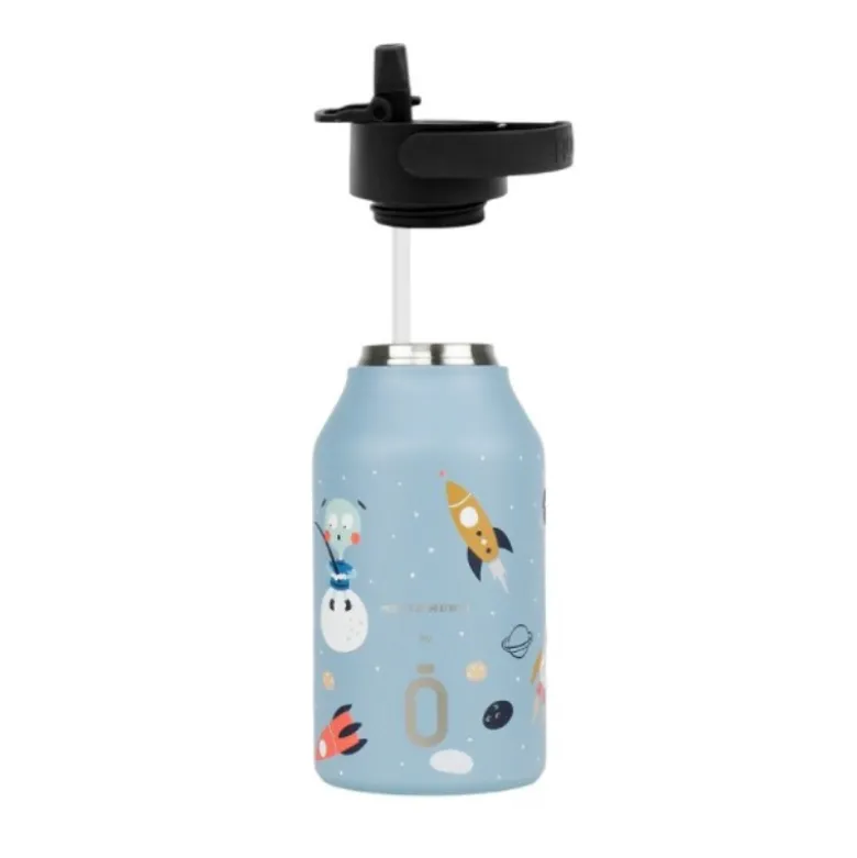 Runbott Garrafa Termo Sport 350ml Marta Munte Cosmic | Com Palhinha e Tampa Fácil de Abrir