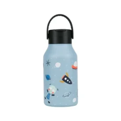 Runbott Garrafa Termo Sport 350ml Marta Munte Cosmic | Com Palhinha e Tampa Fácil de Abrir