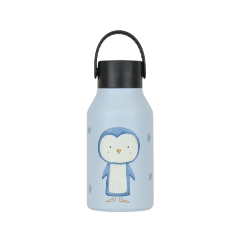 Runbott Garrafa Termo Sport 350ml Marta Munte Penguin | Tampa Fácil de Abrir